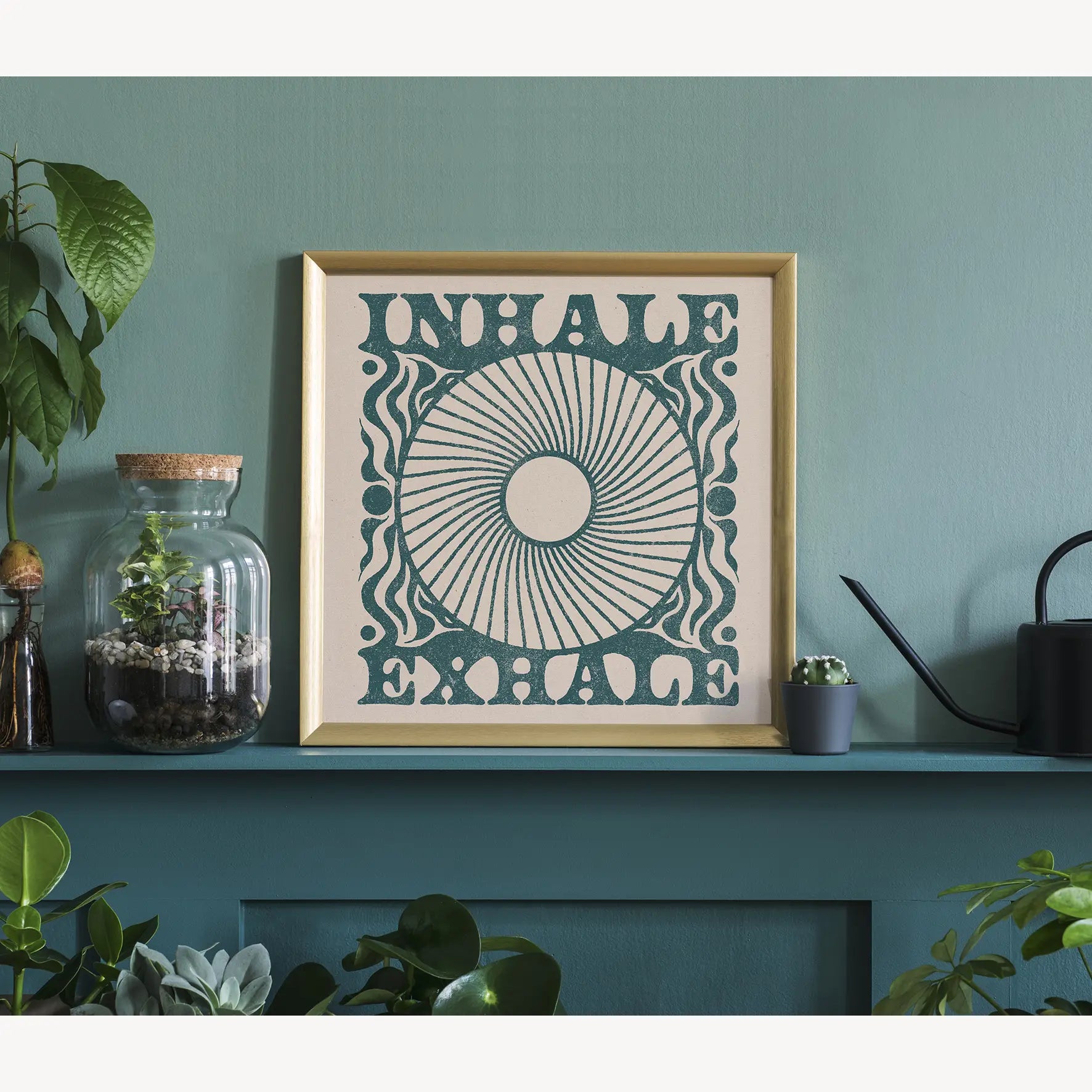 'Inhale Exhale' Print | 12x12