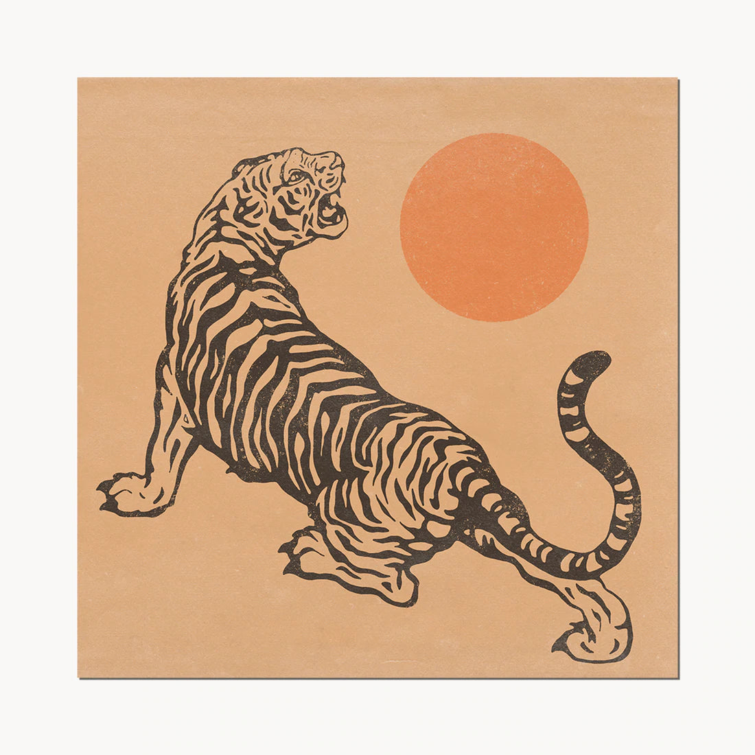 'Tiger & Sun' Print | 12x12