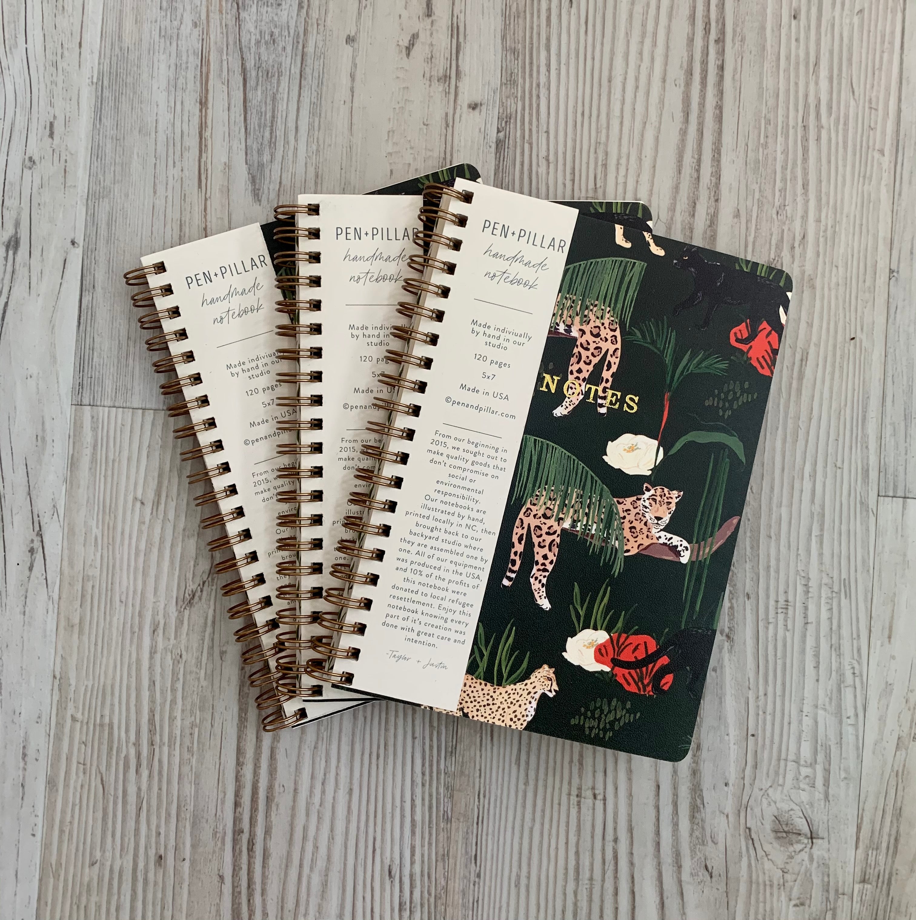 Wildcats Lined Handmade Notebook | 5x7