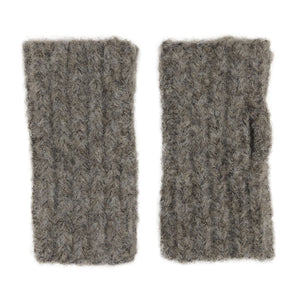 Ribbed Alpaca Gloves