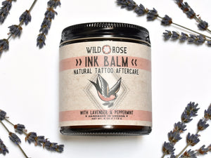 Wild Rose Ink Balm - Natural Tattoo Aftercare